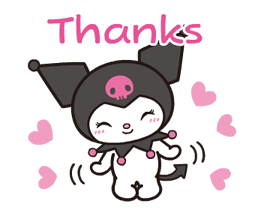 Animated Kuromi sticker #13274542