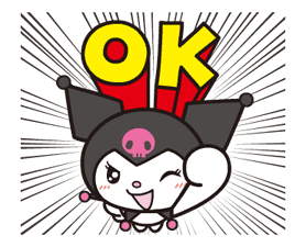 Animated Kuromi sticker #13274543