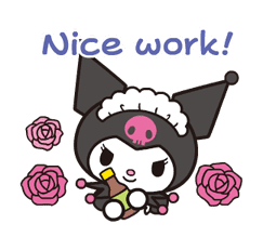 Animated Kuromi sticker #13274544