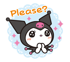 Animated Kuromi sticker #13274546