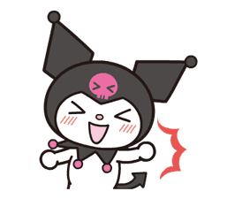 Animated Kuromi by SANRIO