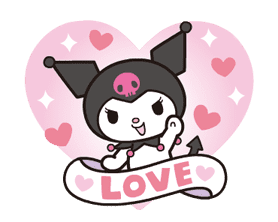 Animated Kuromi sticker #13274549