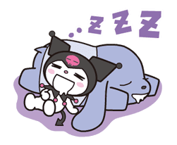 Animated Kuromi sticker #13274550