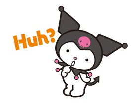Animated Kuromi sticker #13274551