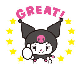 Animated Kuromi sticker #13274554