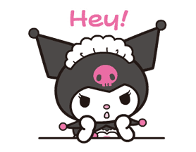 Animated Kuromi sticker #13274555