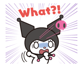 Animated Kuromi sticker #13274556