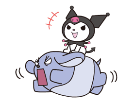 Animated Kuromi sticker #13274558