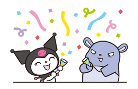 Animated Kuromi sticker #13274560