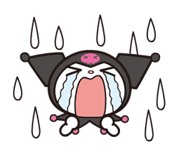 Animated Kuromi sticker #13274561