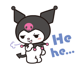 Animated Kuromi sticker #13274562