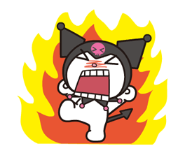 Animated Kuromi sticker #13274563