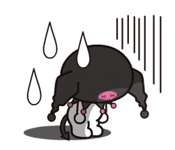 Animated Kuromi sticker #13274564