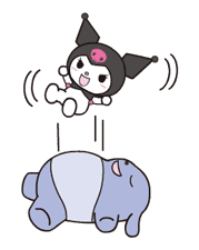 Animated Kuromi sticker #13274565