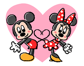 Lovely Mickey and Minnie Pop-Up Stickers sticker #13653446