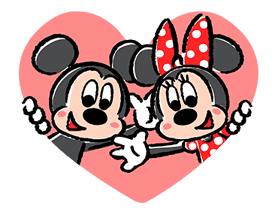 Lovely Mickey and Minnie Pop-Up Stickers sticker #13653452