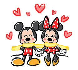 Lovely Mickey and Minnie Pop-Up Stickers sticker #13653458