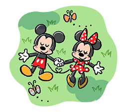 Lovely Mickey and Minnie Pop-Up Stickers sticker #13653460