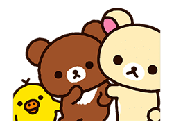 Rilakkuma: Pop-Up Chairoikoguma sticker #13565558