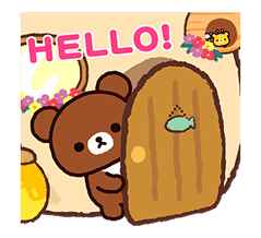 Rilakkuma: Pop-Up Chairoikoguma sticker #13565566