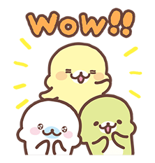 Mamegoma Pop-Up Stickers sticker #13653467