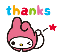 SANRIO CHARACTERS × moni moni ANIMALS sticker #13812856