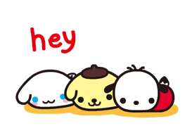 SANRIO CHARACTERS × moni moni ANIMALS sticker #13812862