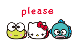 SANRIO CHARACTERS × moni moni ANIMALS sticker #13812866
