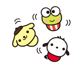 SANRIO CHARACTERS × moni moni ANIMALS sticker #13812875