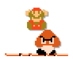 Super Mario Bros 8 Bit Stickers By Nintendo Sticker Super Mario Bros 8 Bit Stickers By Nintendo Sticker