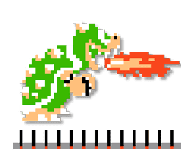 Super Mario Bros. 8-Bit Stickers sticker #13937671