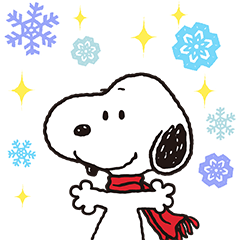 Wonderful Winter Snoopy Pop Up Stickers By Tv Tokyo Communications Corporation