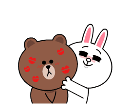 Brown & Cony's Heaps of Hearts! sticker #14585984