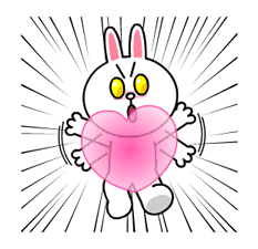 Brown & Cony's Heaps of Hearts! sticker #14585988