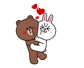 Brown & Cony's Heaps of Hearts! sticker #14585990