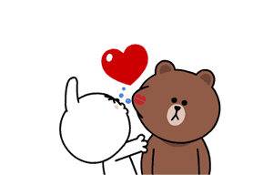 Brown & Cony's Heaps of Hearts! sticker #14585996