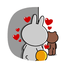Brown & Cony's Heaps of Hearts! sticker #14586002