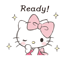 Hello Kitty Polite Stickers sticker #14559134