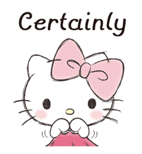 Hello Kitty Polite Stickers sticker #14559140