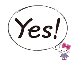 Hello Kitty Polite Stickers sticker #14559144