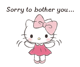 Hello Kitty Polite Stickers sticker #14559149
