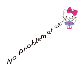 Hello Kitty Polite Stickers sticker #14559153