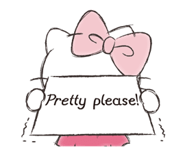 Hello Kitty Polite Stickers sticker #14559154