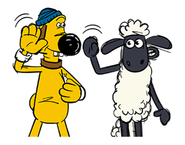 Shaun the Sheep Pop-Up Stickers sticker #14586033