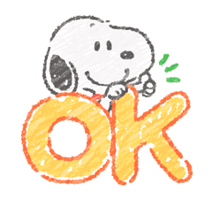 Cute Crayon Snoopy Stickers sticker #14735542