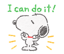 Cute Crayon Snoopy Stickers sticker #14735552