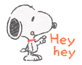 Cute Crayon Snoopy Stickers sticker #14735554