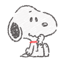 Cute Crayon Snoopy Stickers sticker #14735558