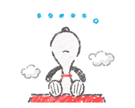 Cute Crayon Snoopy Stickers sticker #14735564