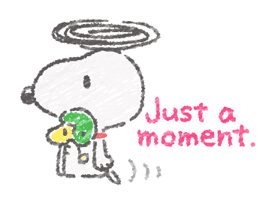 Cute Crayon Snoopy Stickers sticker #14735565